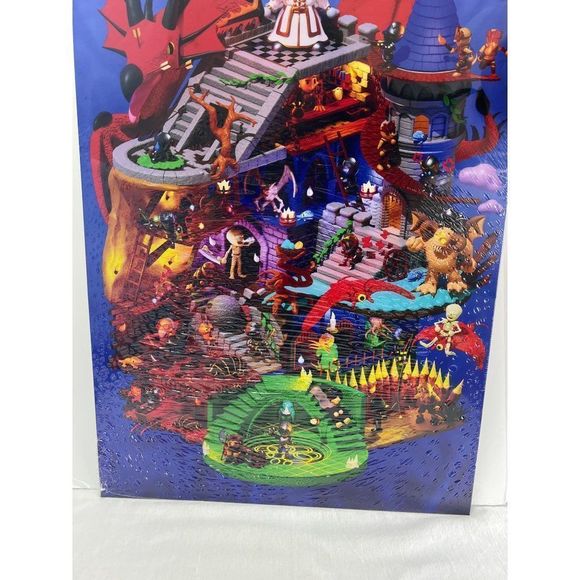 Displate Demon's Souls Demake Metal Poster Iron Pineapple Size L 26.6''/18.9'' - Picture 3 of 6